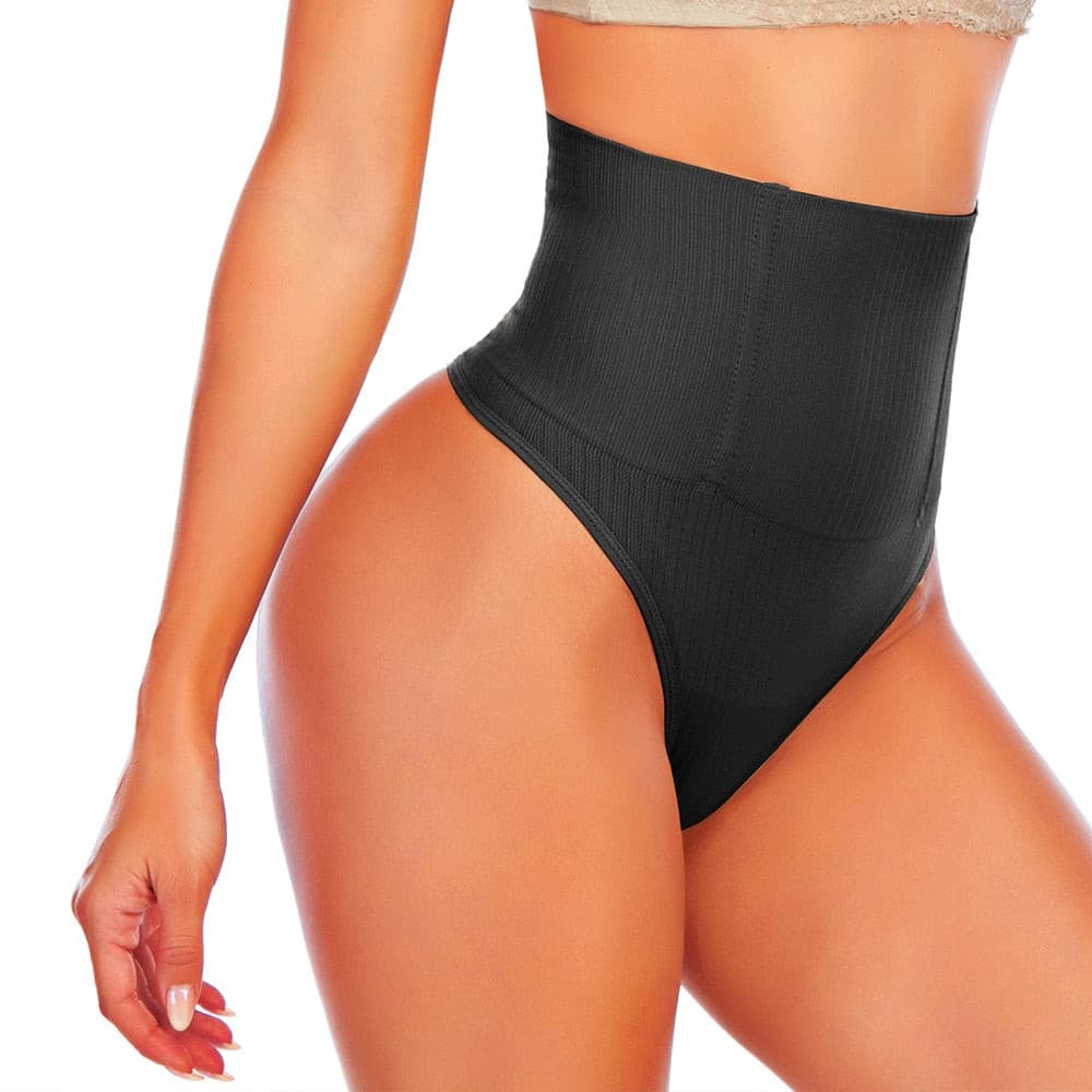 shapewear thong black